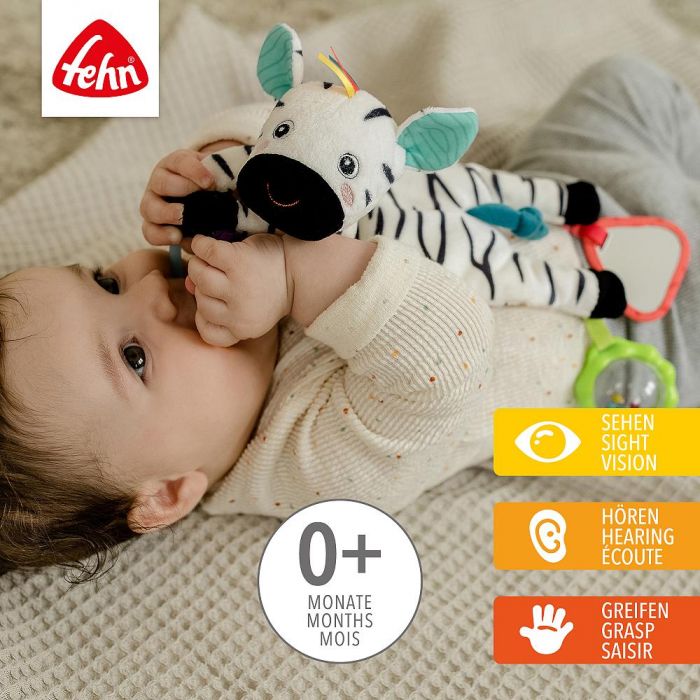 Fehn Zebra Bean Bag Soft Toy - Image 2