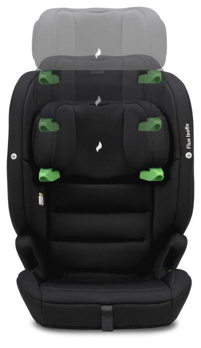 Osann Flux i-Size Isofix R129 Car Seat - Grey Melange: Advanced Safety and Comfort Features for Children - Image 20