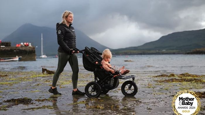 Out'n'About Nipper Double V5 Pushchair Lightweight, all-terrain buggy for two, suitable from birth to 4 years - Sycamore - Image 3