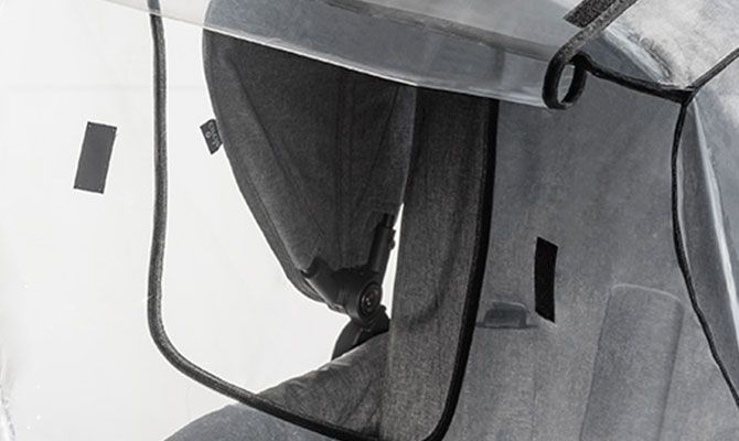 Reer Tandem Raincover for Twin Pushchairs - Image 2