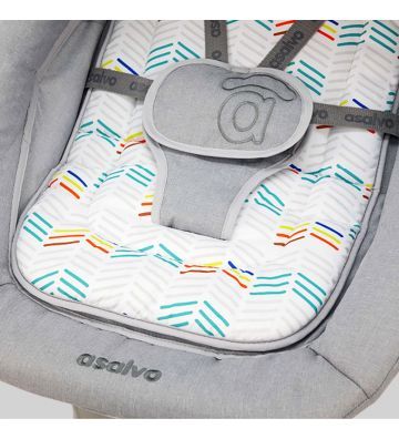 Asalvo Kahlo Grey Baby Bouncer - From Birth to 3 Years - Image 5
