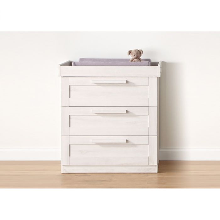 Mamas & Papas Atlas Cotbed & Dresser Package - Nimbus White - Image 4
