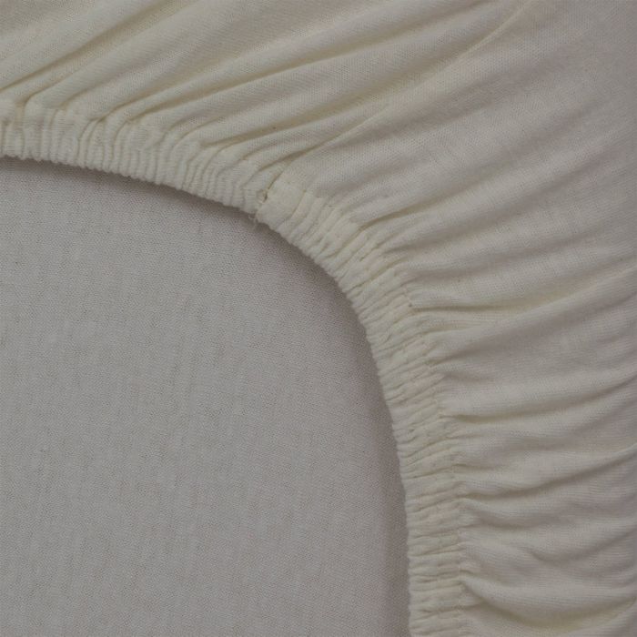 Little Band 2-Pack Baby Cotbed Fitted Sheets – 140 x 70 cm – Beige & Wheat – 100% Cotton - Image 2