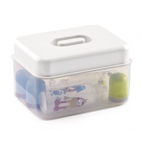 Thermobaby 2-in-1 Steriliser – Microwave & Cold Sterilisation for Baby Bottles and Soothers